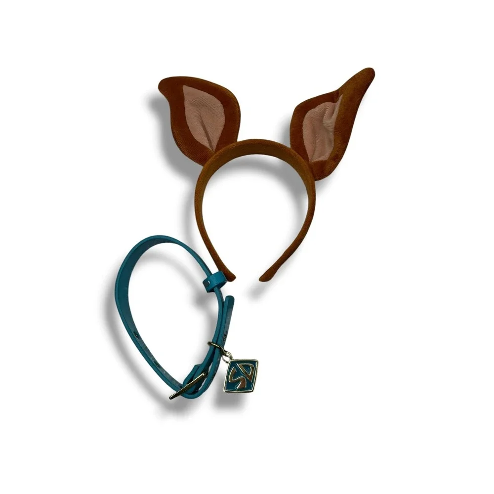 Spirit Halloween Scooby Doo Costume Adult Small 4-6 Brown Dress Headband Tail - Picture 8 of 9